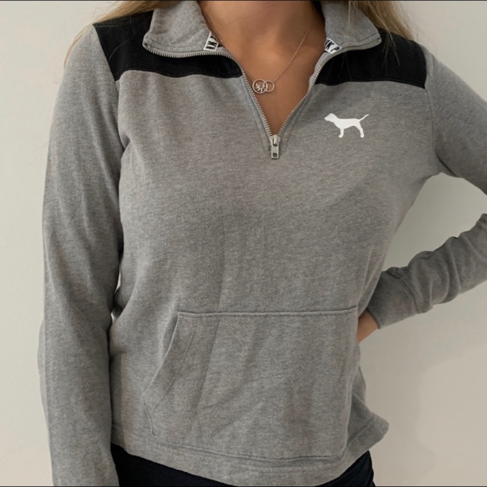 Bundle of two half zip jackets from pink